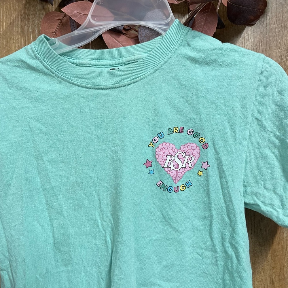 mental health shirt, only worn once bought a size to small